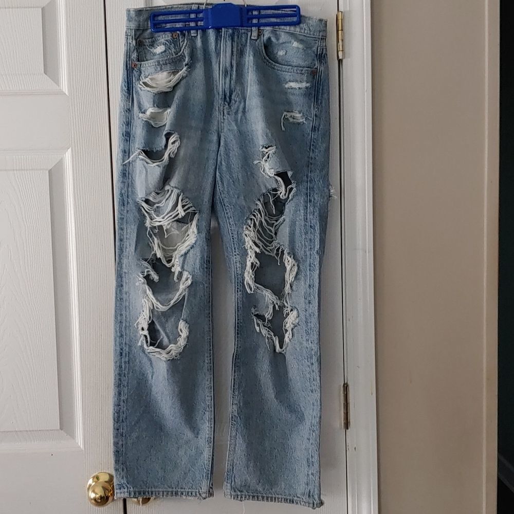 American Eagle Comfort Stretch Waistband 90's Boyfriend Jeans Sz 8